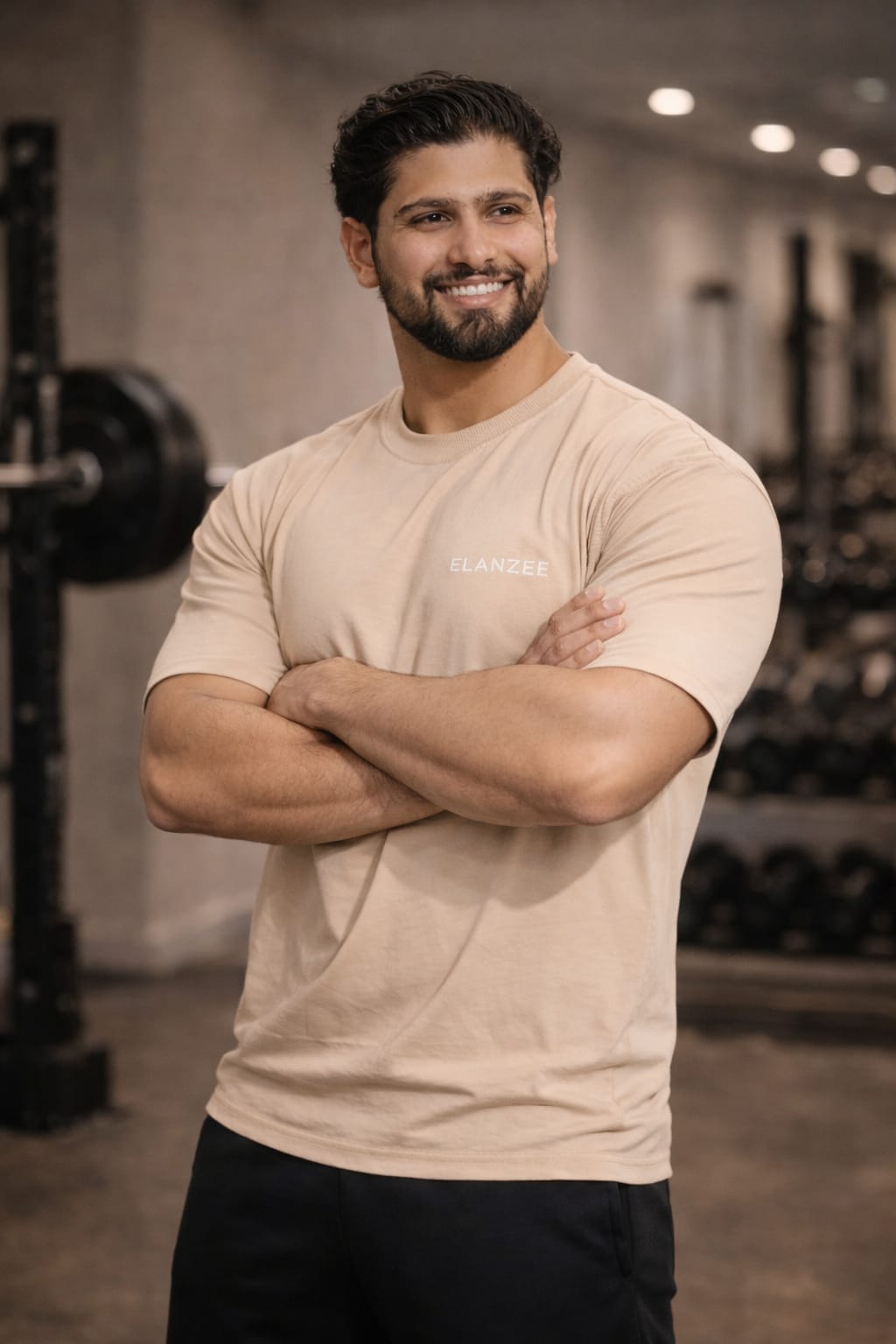 Elanzee Core Tee Beige