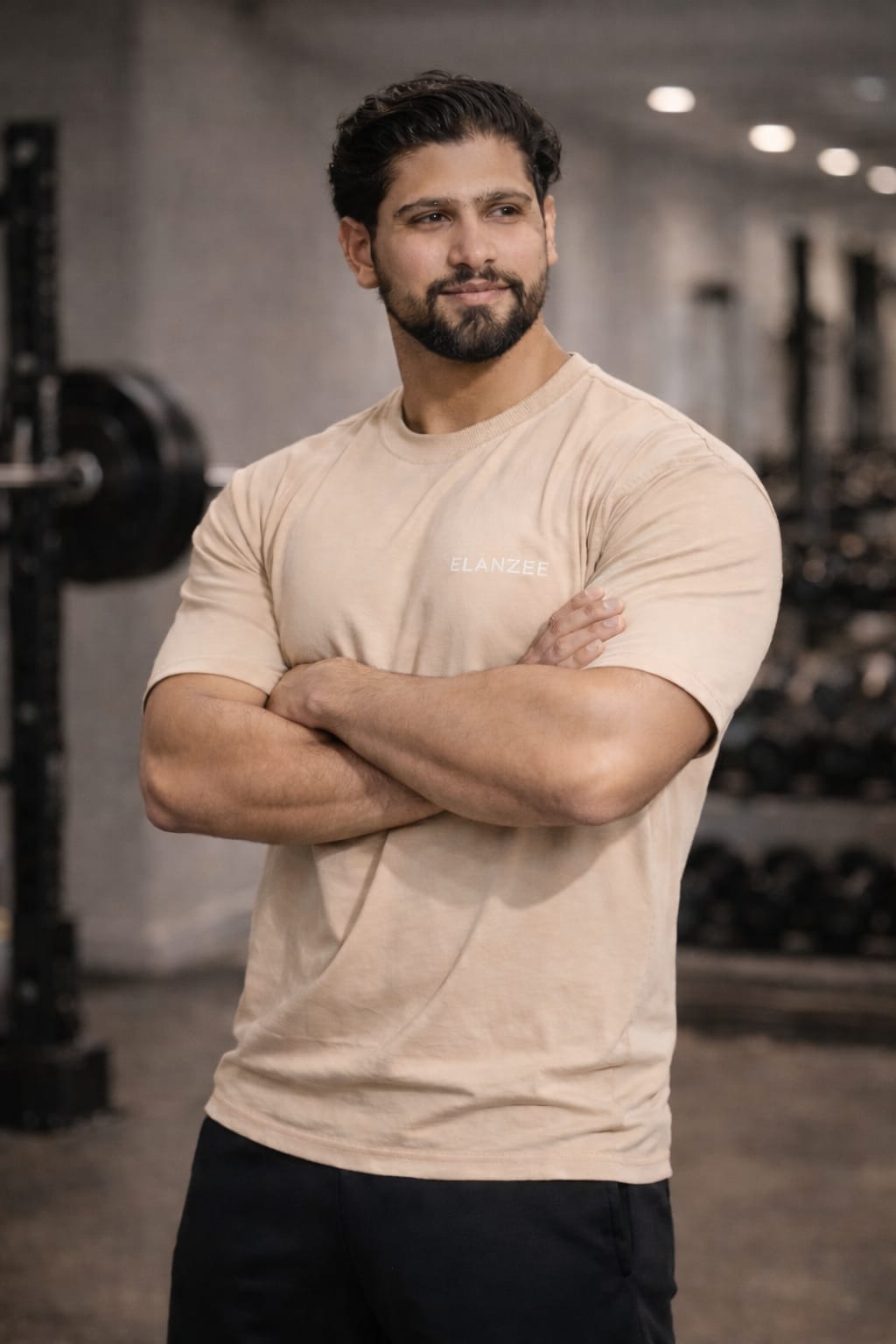 Elanzee Core Tee Beige